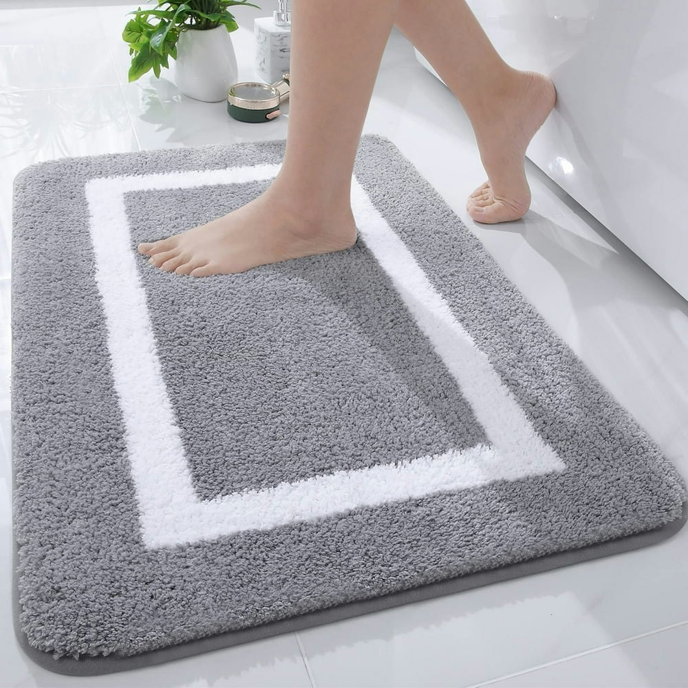 Smiry 16"x24" Microfiber Bathroom Rug: $12.99 Smiry 16"x24" Microfiber Bathroom Rug: $12.99