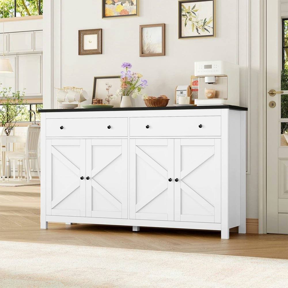 Homfa 55-Inch Kitchen Sideboard Buffet Cabinet: $159.99 Homfa 55-Inch Kitchen Sideboard Buffet Cabinet: $159.99