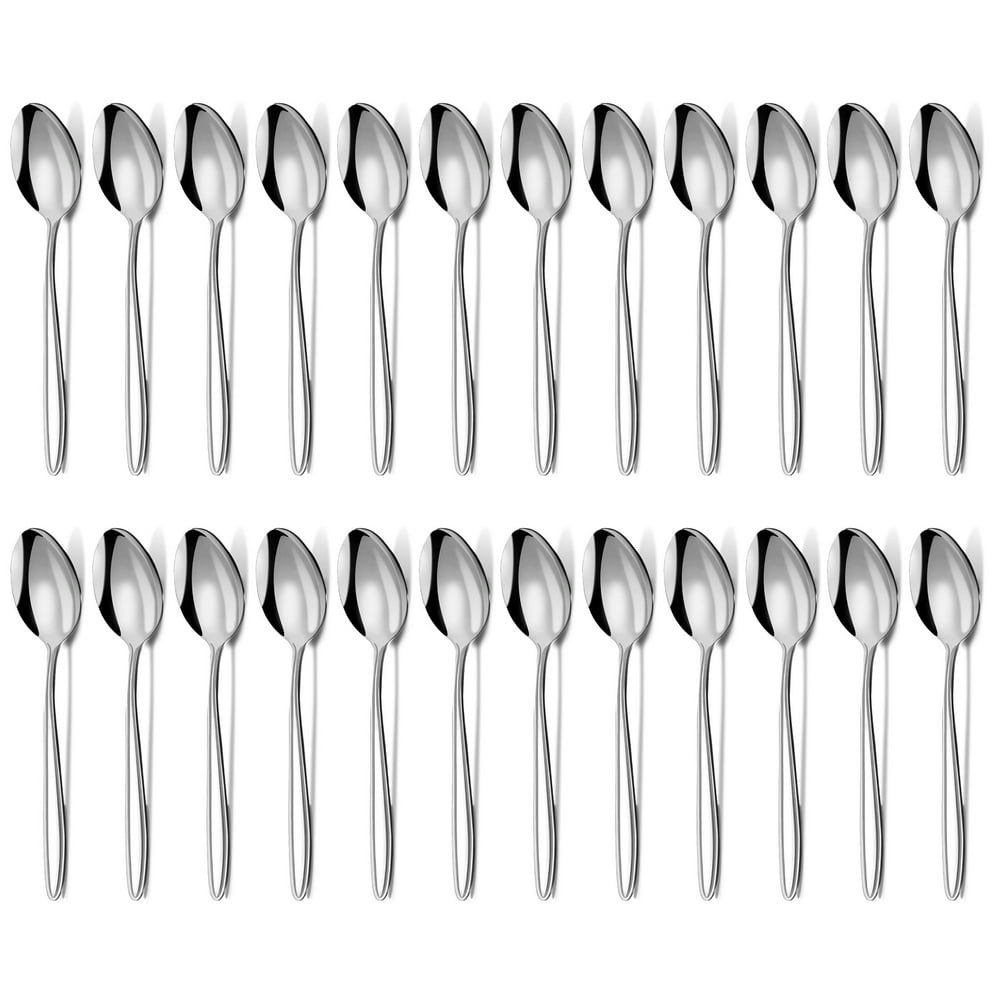 Mirdinner 7.67-Inch Stainless Steel Dinner Spoons 24-Pack: $15.99 Mirdinner 7.67-Inch Stainless Steel Dinner Spoons 24-Pack: $15.99