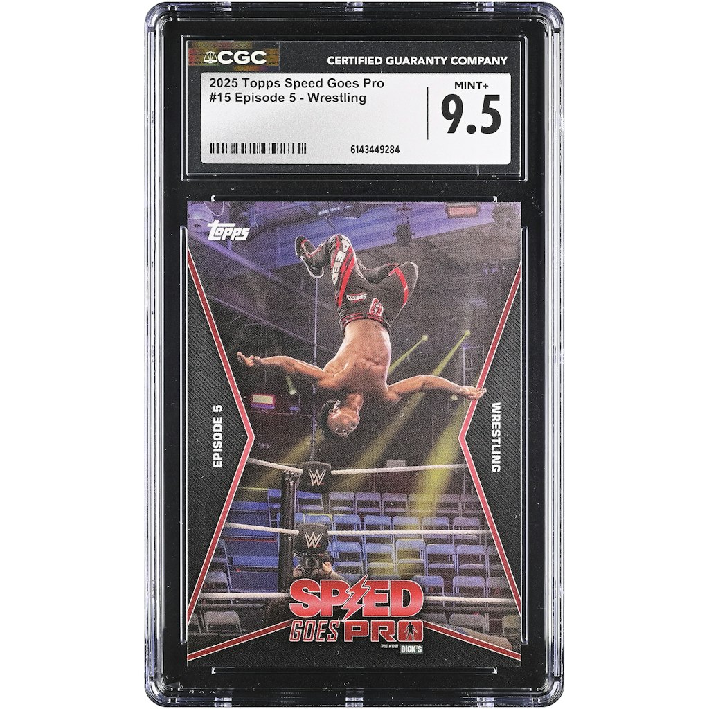 IShowSpeed Speed Goes Pro Wrestling #15 CGC 9.5 Card: $49.99 IShowSpeed Speed Goes Pro Wrestling #15 CGC 9.5 Card: $49.99