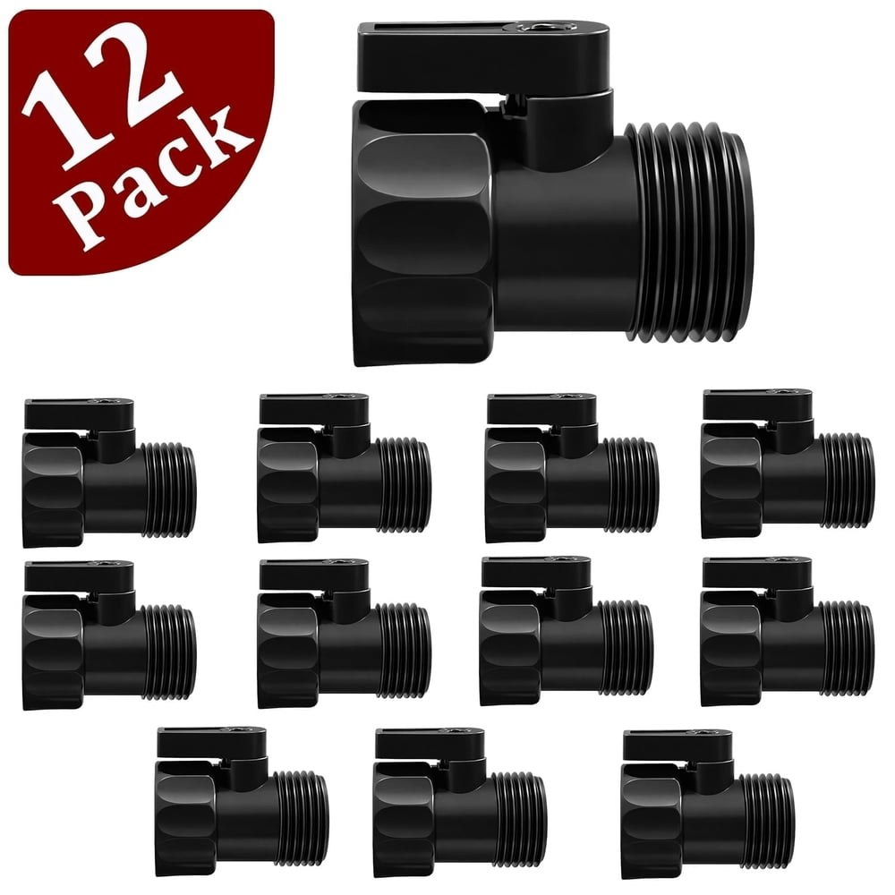 3/4-Inch Plastic Garden Hose Shut-Off Valve 12-Pack: $11.99 3/4-Inch Plastic Garden Hose Shut-Off Valve 12-Pack: $11.99