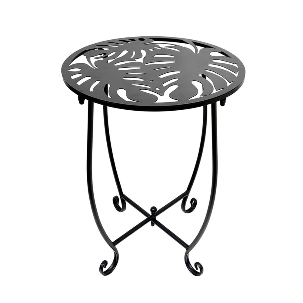 14-Inch Round Metal Outdoor Side Table: $19.88 14-Inch Round Metal Outdoor Side Table: $19.88