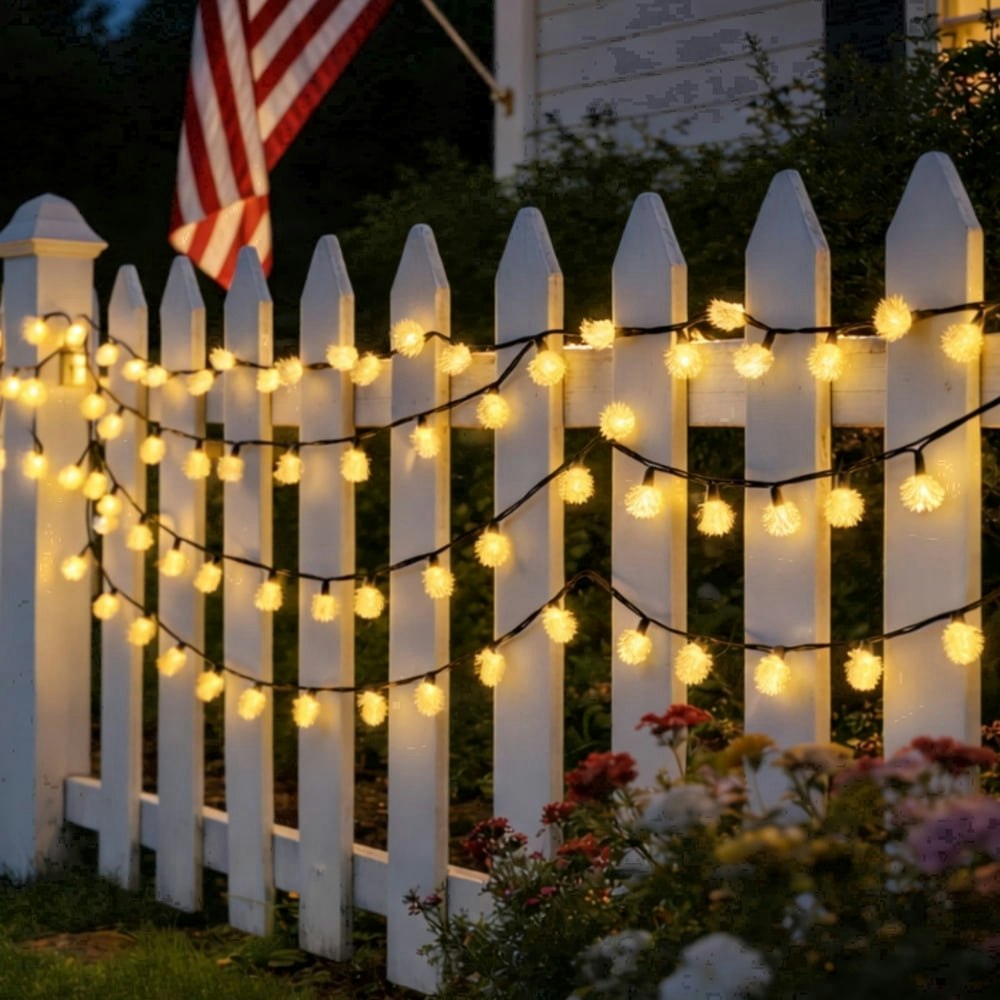 Mehoom 40-Foot 100 LED Solar String Lights: $14.99 Mehoom 40-Foot 100 LED Solar String Lights: $14.99