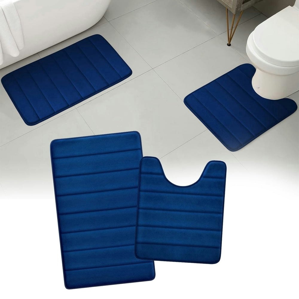 Tripumer 2-Piece Memory Foam Bathroom Rug Set: $14.39 Tripumer 2-Piece Memory Foam Bathroom Rug Set: $14.39