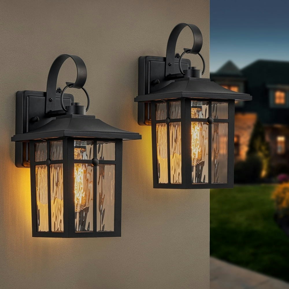 Maxax Dusk to Dawn Outdoor Wall Lantern 2-Pack: $72.99