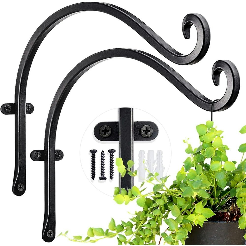 Topjuju 12-Inch Hanging Plant Bracket 2-Pack: $12.89