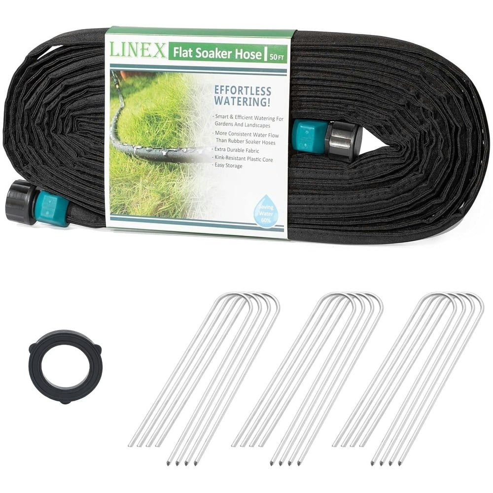 50-Foot 1/2-Inch Soaker Hose: $23.80 50-Foot 1/2-Inch Soaker Hose: $23.80