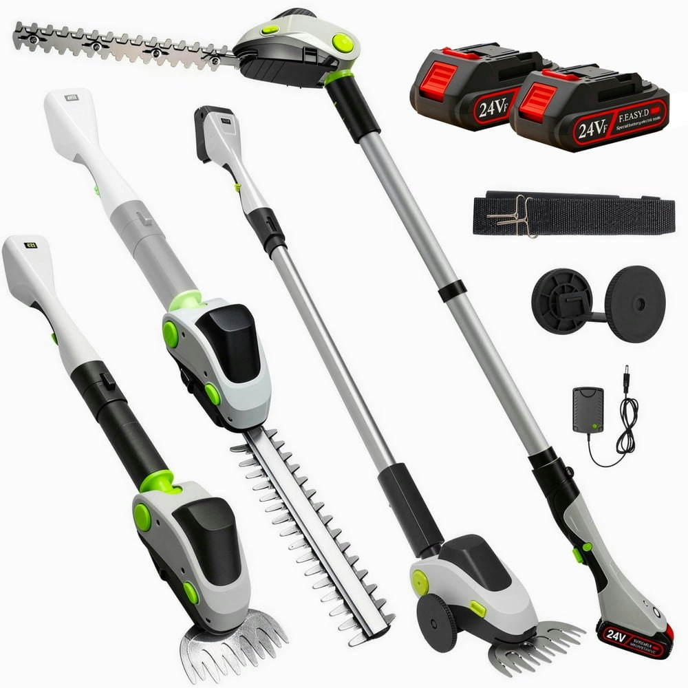Gochifix 4-in-1 Cordless Pole Hedge Trimmer 2-Battery Kit: $59.99 Gochifix 4-in-1 Cordless Pole Hedge Trimmer 2-Battery Kit: $59.99
