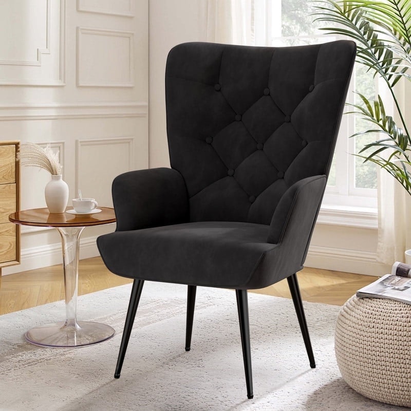 Hawsaiy Velvet Accent Chair: $105.99 Hawsaiy Velvet Accent Chair: $105.99