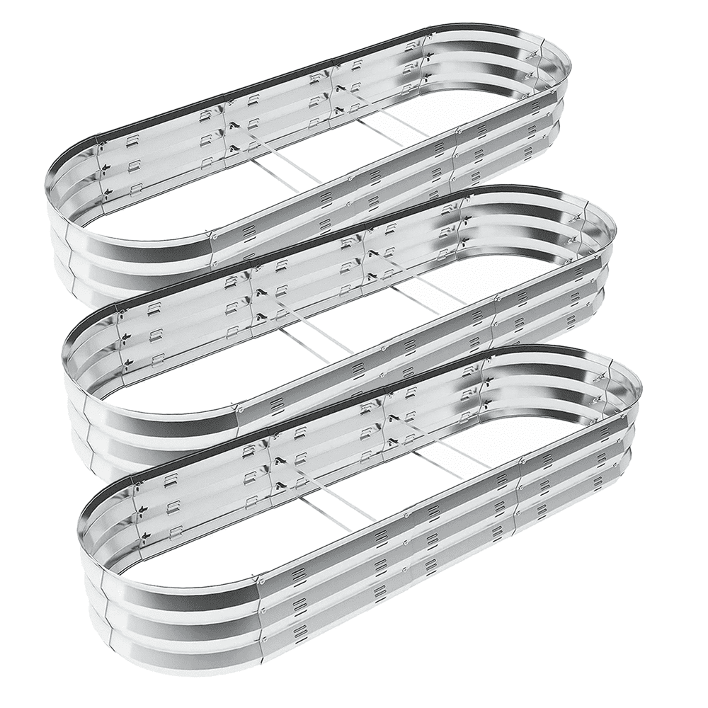 Galvanized Metal Raised Garden Bed 3-Pack: $69.99 Galvanized Metal Raised Garden Bed 3-Pack: $69.99