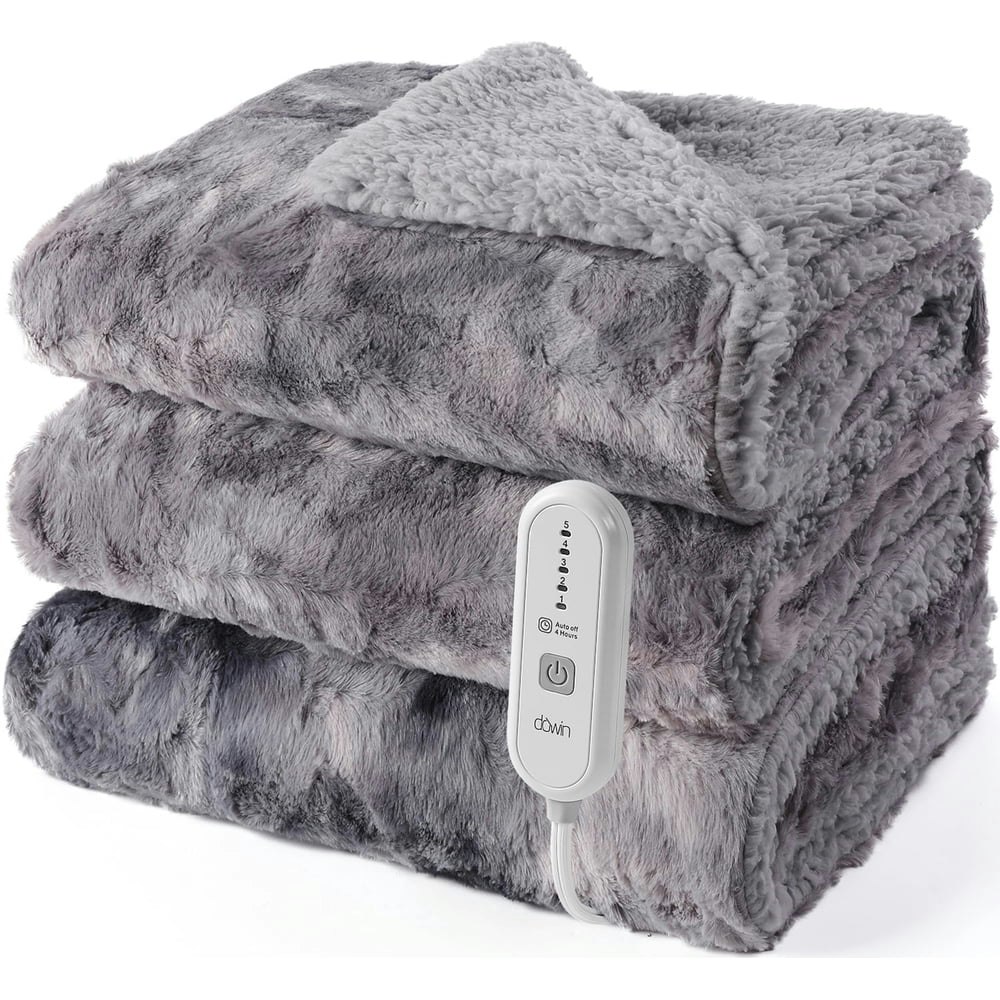 Dowin 50"x 60" Faux Fur Electric Heated Throw: $32.31 Dowin 50"x 60" Faux Fur Electric Heated Throw: $32.31