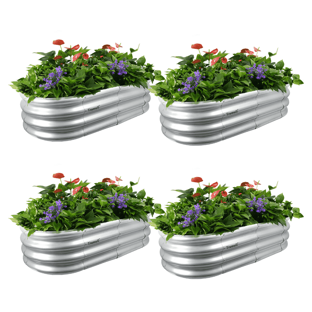 Tramuull 4x2x1-Foot Galvanized Raised Garden Bed 4-Pack: $71.89 Tramuull 4x2x1-Foot Galvanized Raised Garden Bed 4-Pack: $71.89