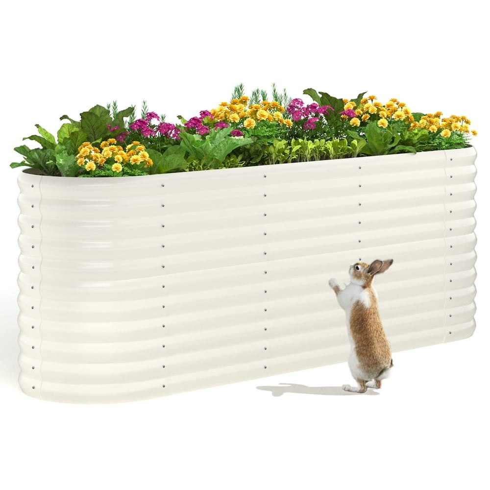 King Bird 8x2x3-Foot Galvanized Steel Raised Garden Bed: $139.99 King Bird 8x2x3-Foot Galvanized Steel Raised Garden Bed: $139.99