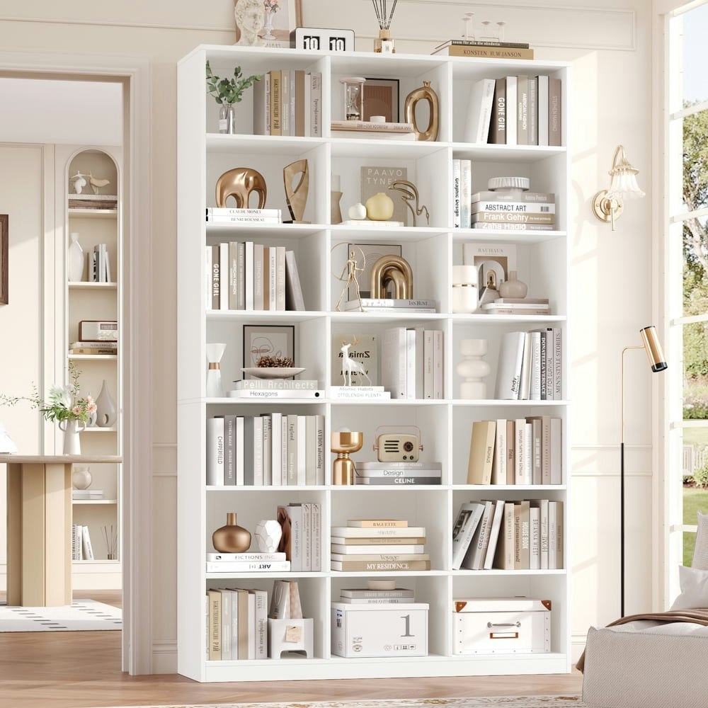 Hiphuta 21-Cube Tall Wooden Bookshelf: $159.99 Hiphuta 21-Cube Tall Wooden Bookshelf: $159.99