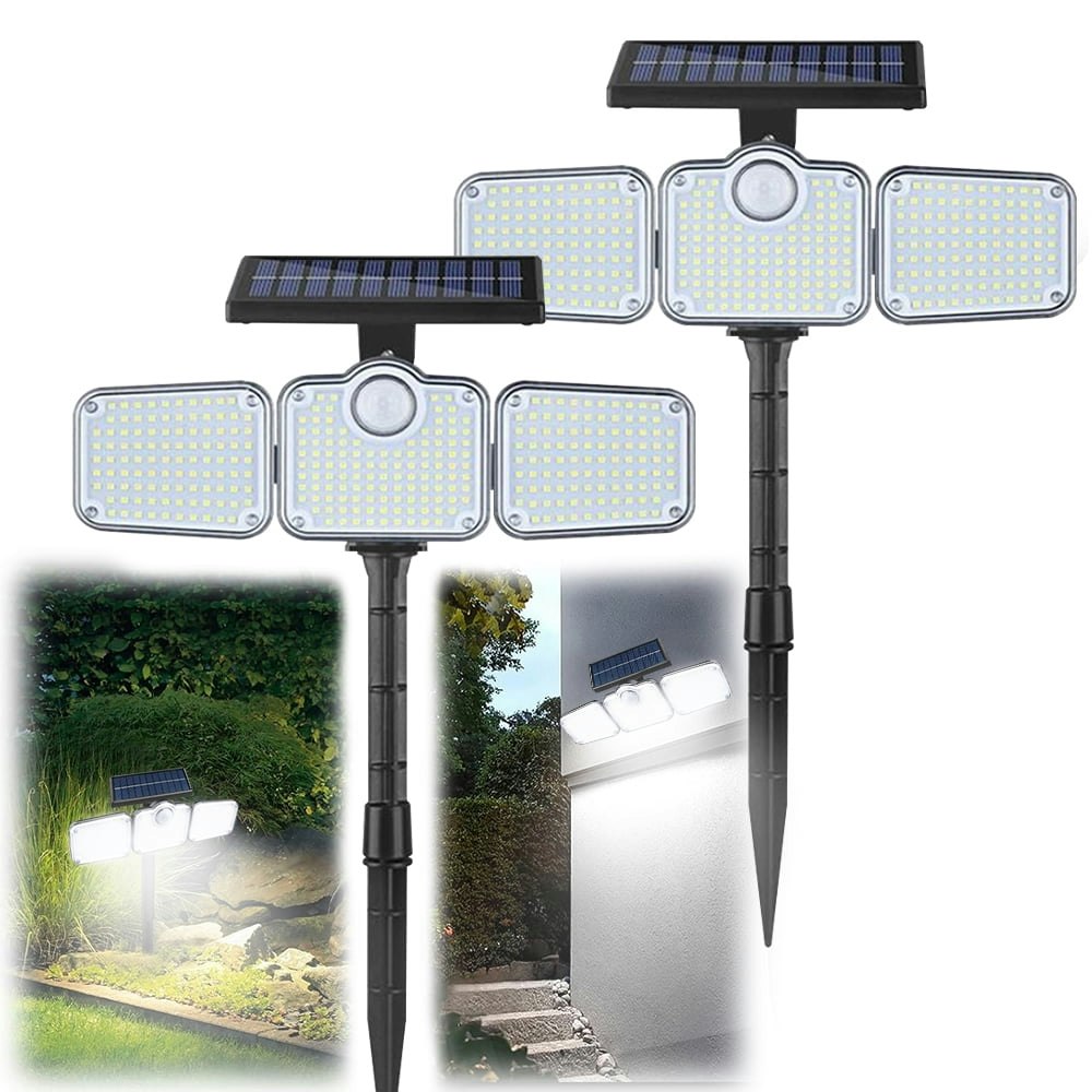 Solar Motion Sensor Flood Lights 2-Pack: $29.99 Solar Motion Sensor Flood Lights 2-Pack: $29.99
