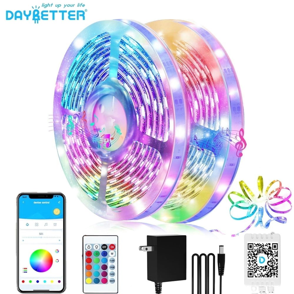Daybetter 100-Foot RGB LED Strip Lights: $9.49 Daybetter 100-Foot RGB LED Strip Lights: $9.49