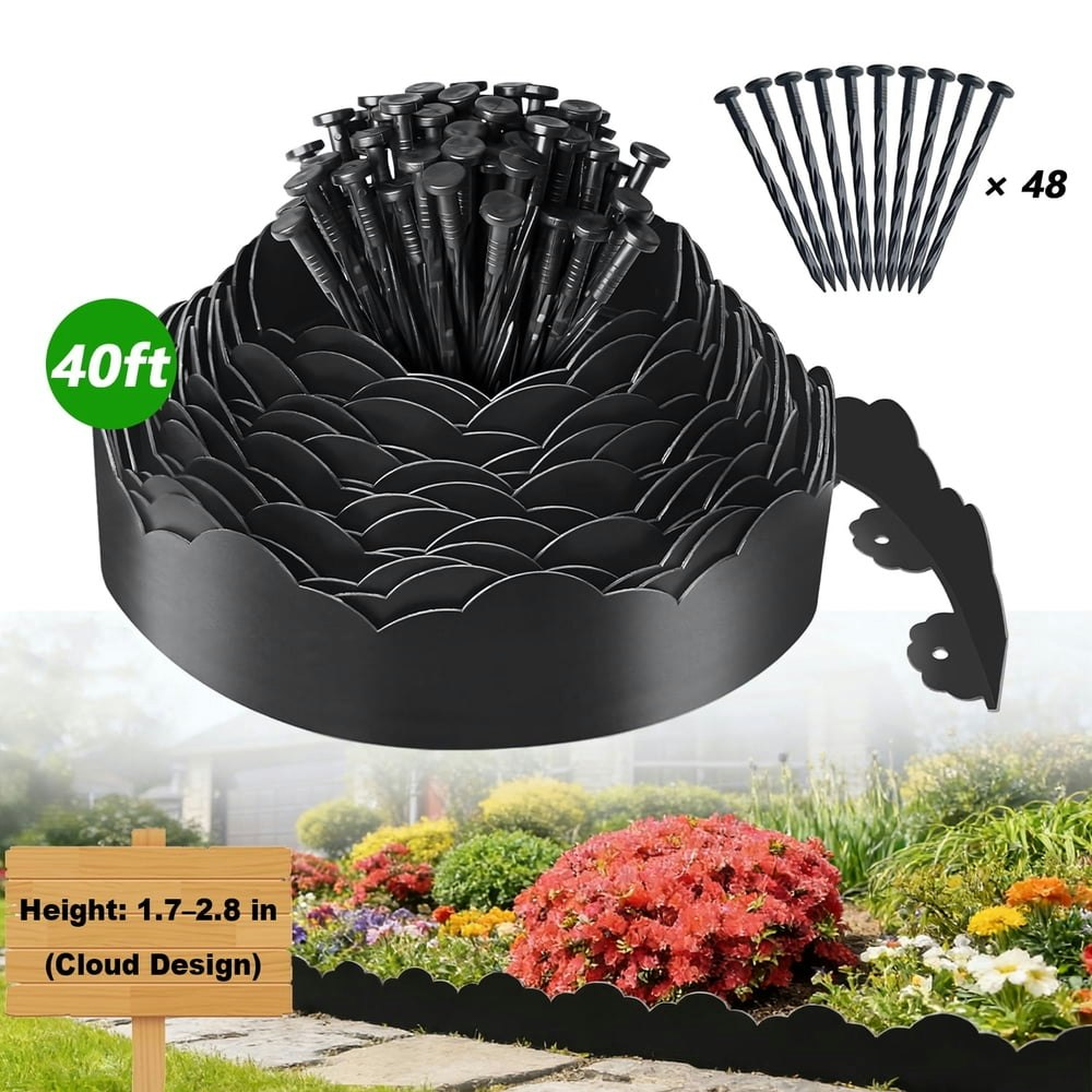 40-Foot Garden Edging Border Kit: $25.99 40-Foot Garden Edging Border Kit: $25.99