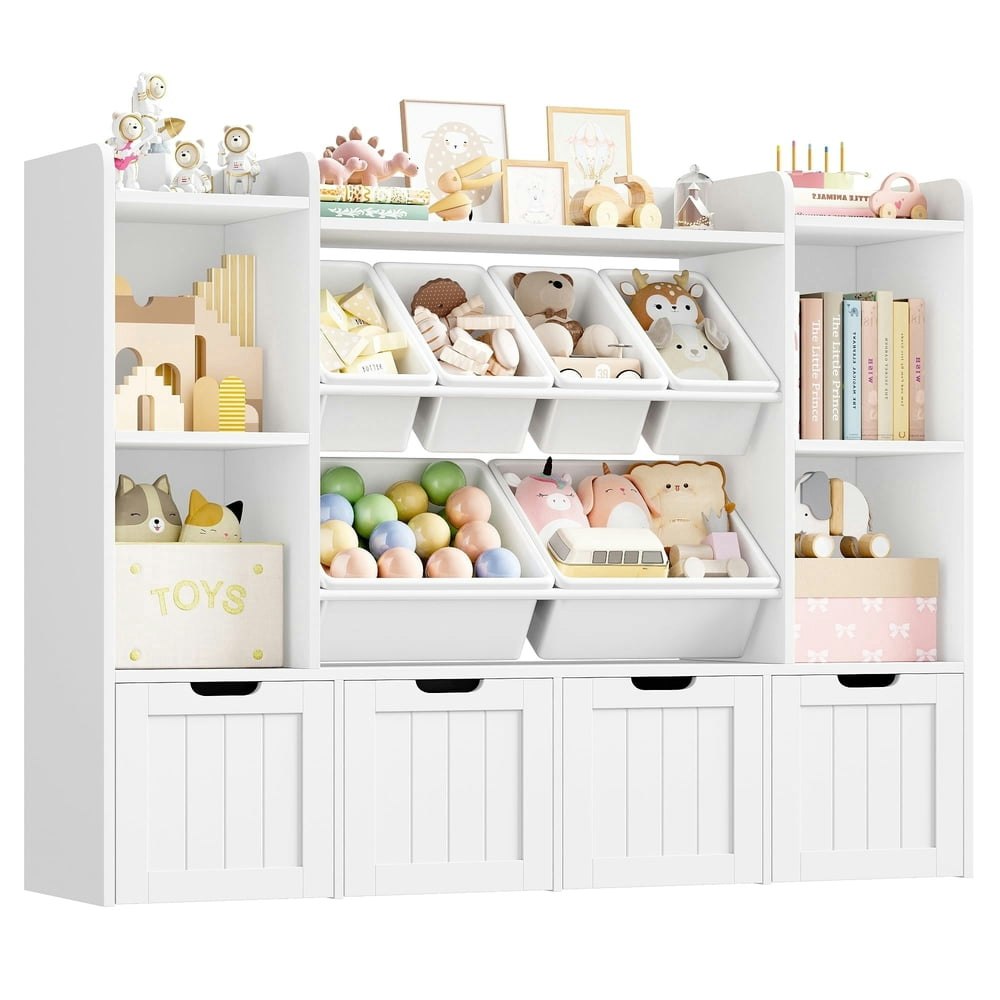 Hiphuta 55-Inch 3-Tier Kids Bookcase and Toy Organizer: $159.99 Hiphuta 55-Inch 3-Tier Kids Bookcase and Toy Organizer: $159.99