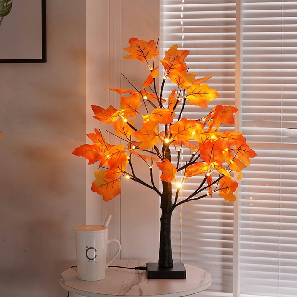 Tetou 24-LED Lighted Artificial Maple Tree: $16.94 Tetou 24-LED Lighted Artificial Maple Tree: $16.94