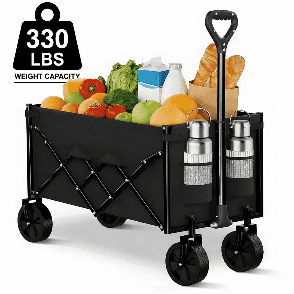 Favoyard 100L 330lb Collapsible Folding Wagon: $39.89 Favoyard 100L 330lb Collapsible Folding Wagon: $39.89