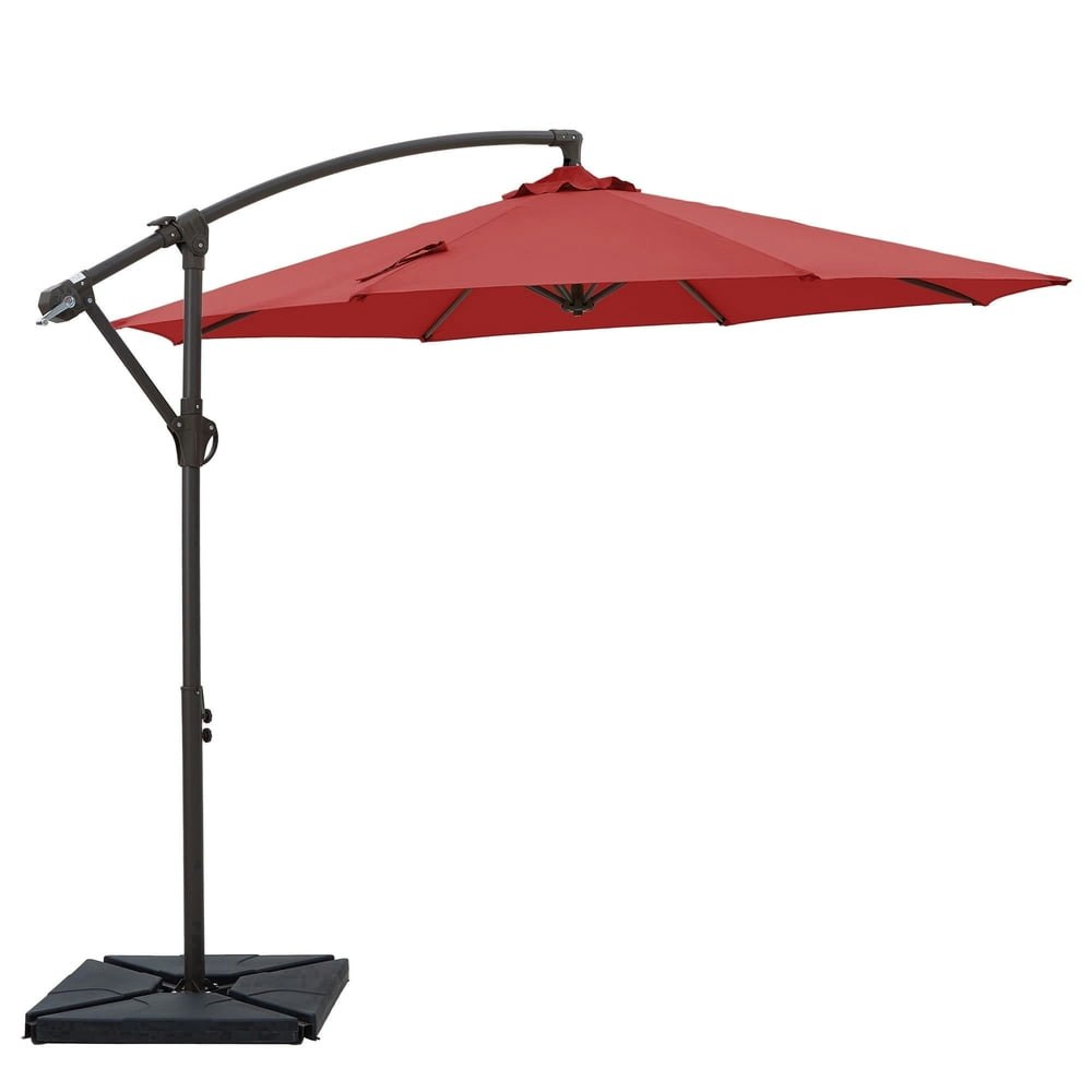 Napwant 10-Foot Cantilever Patio Umbrella with Weighted Base: $95.99 Napwant 10-Foot Cantilever Patio Umbrella with Weighted Base: $95.99