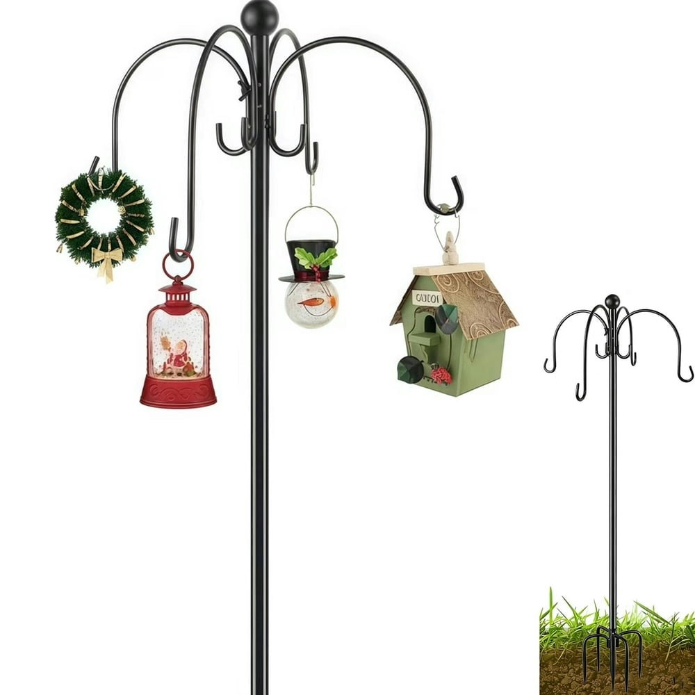 88-Inch Heavy Duty 4-Hook Shepherd's Hook Stand: $25.99 88-Inch Heavy Duty 4-Hook Shepherd's Hook Stand: $25.99