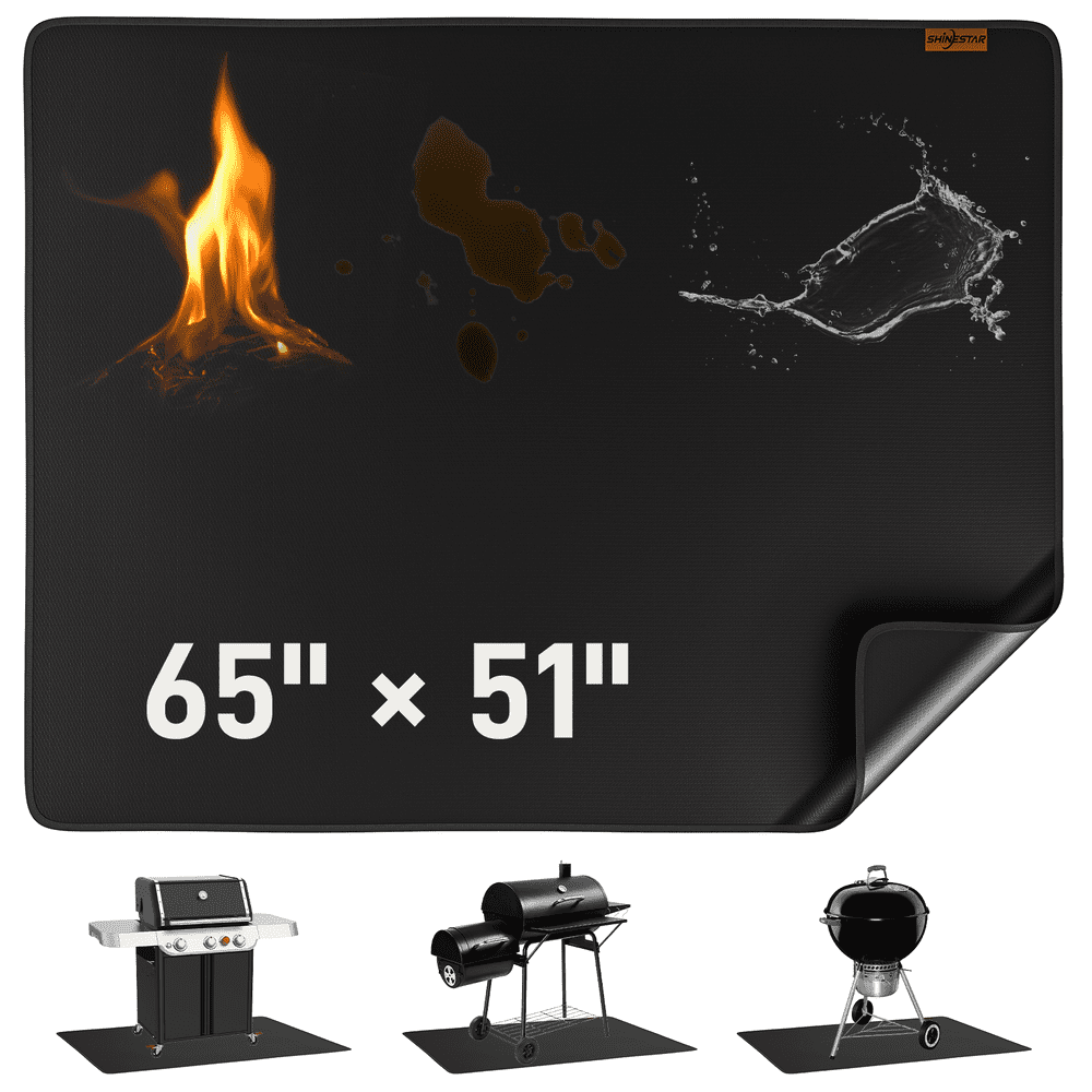 Gaspro 65" x 51" Fireproof BBQ Grill Mat: $26.59 Gaspro 65" x 51" Fireproof BBQ Grill Mat: $26.59
