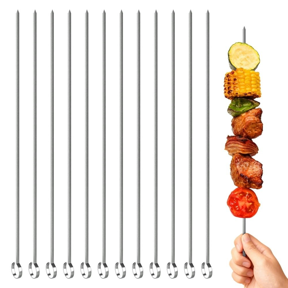 Master Cook 12-inch Stainless Steel BBQ Skewers 12-Pack: $12.99 Master Cook 12-inch Stainless Steel BBQ Skewers 12-Pack: $12.99
