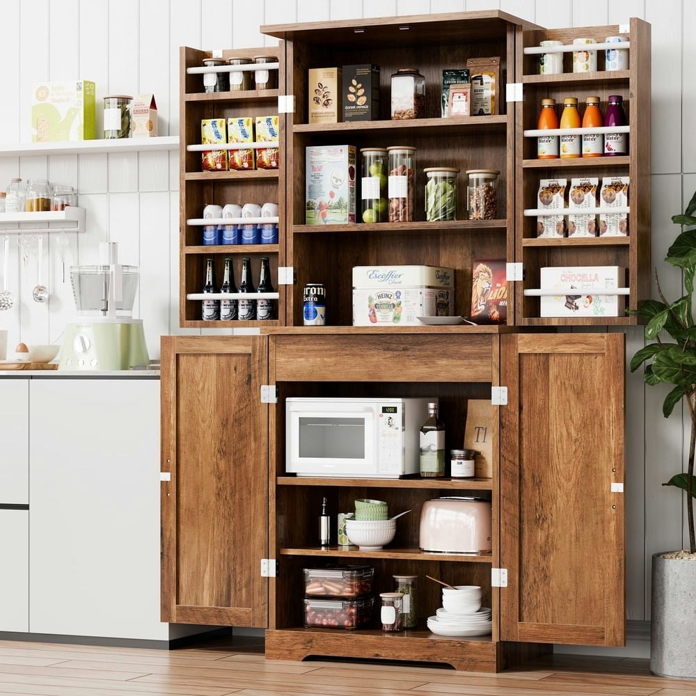 Walsunny 67-Inch Freestanding Pantry Cabinet: $159.99 Walsunny 67-Inch Freestanding Pantry Cabinet: $159.99