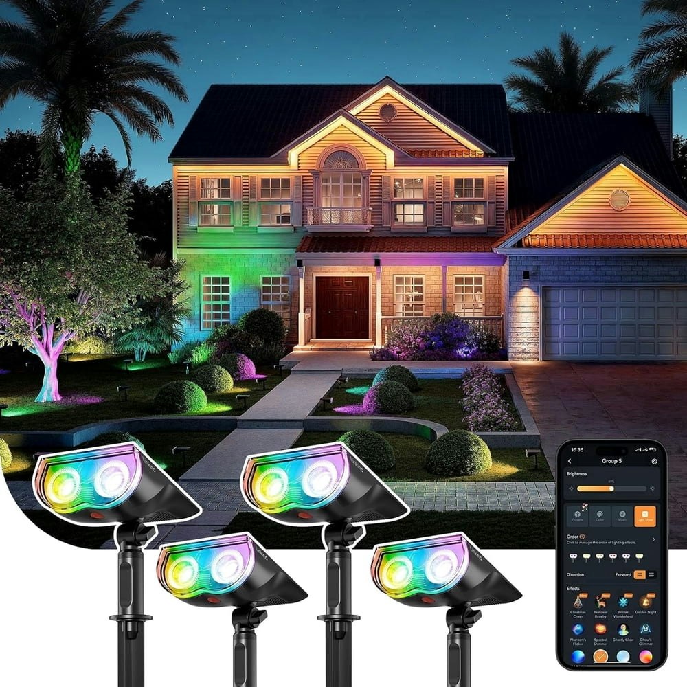 Linkind Smart Solar Outdoor Spotlight 4-Pack: $49.99 Linkind Smart Solar Outdoor Spotlight 4-Pack: $49.99