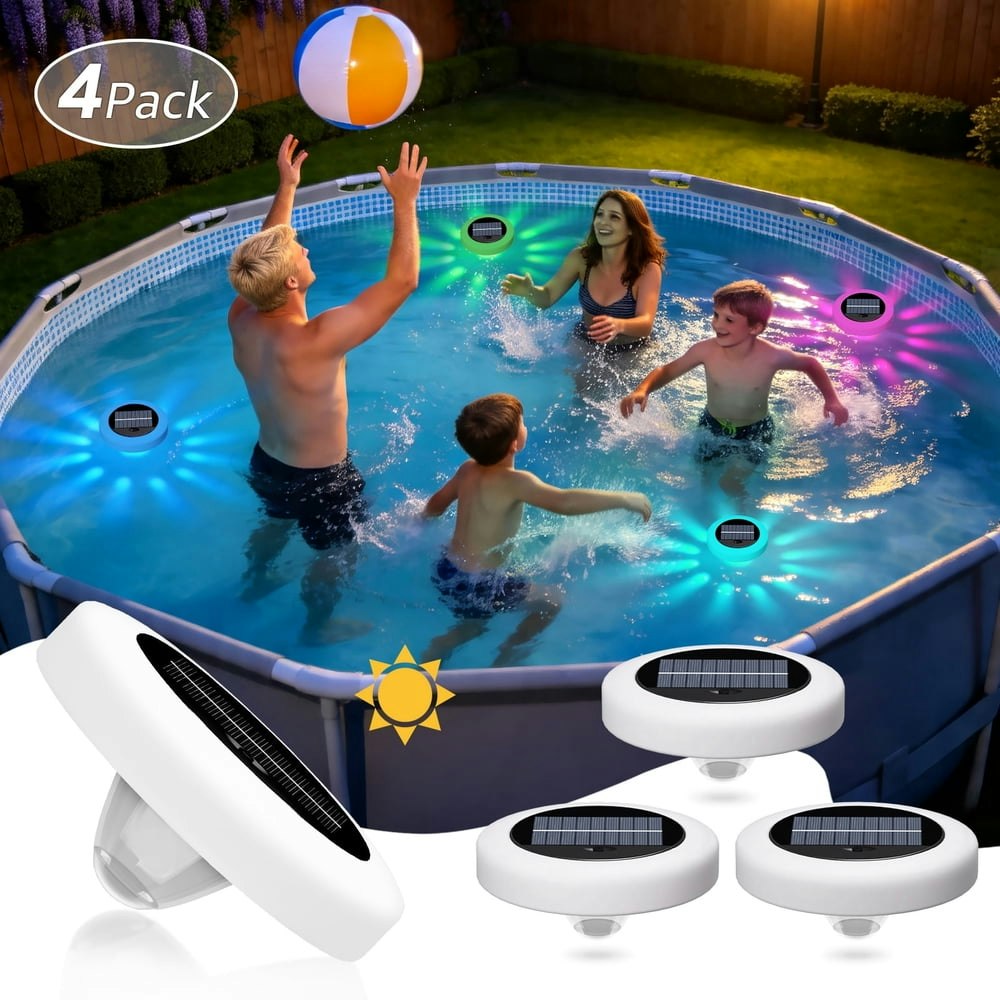 Postlucky 5.5-Inch Solar Floating Pool Lights 4-Pack: $29.99 Postlucky 5.5-Inch Solar Floating Pool Lights 4-Pack: $29.99