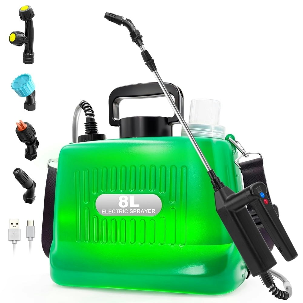 2-Gallon Battery-Powered Garden Sprayer: $34.09 2-Gallon Battery-Powered Garden Sprayer: $34.09