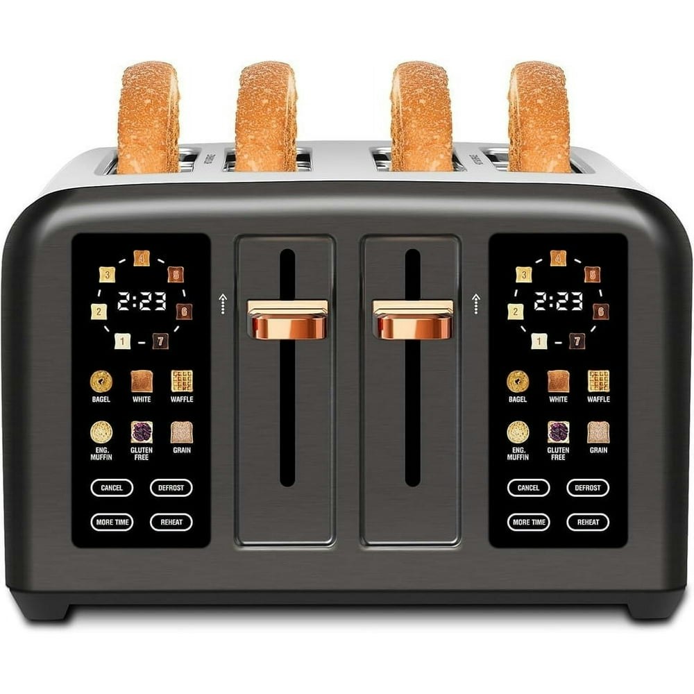 4-Slice Touch Screen Long Slot Toaster: $49.99 4-Slice Touch Screen Long Slot Toaster: $49.99