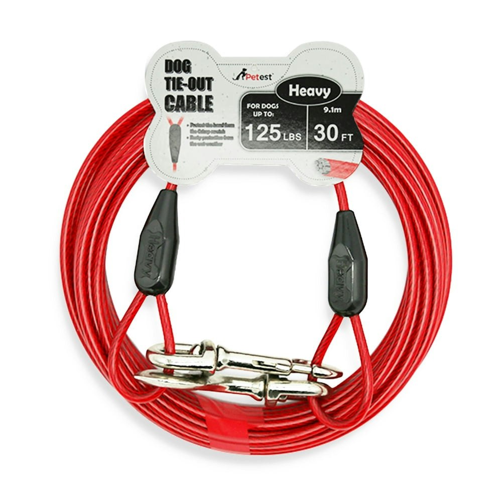 Petest 30-Foot Tie-Out Cable: $16.19 Petest 30-Foot Tie-Out Cable: $16.19