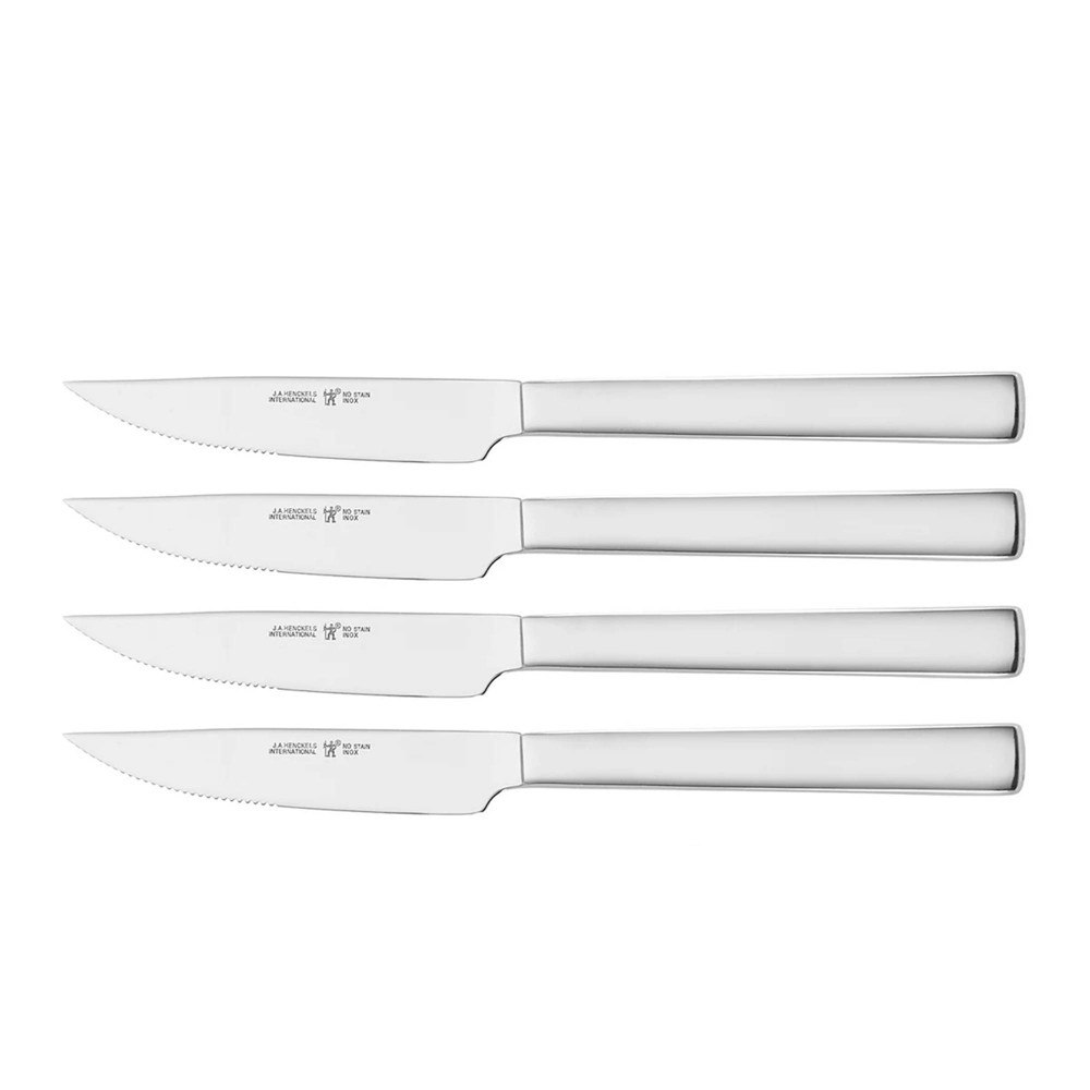 Henckels High Carbon Stainless Steel Steak Knife 4-Piece Set: $24.99 Henckels High Carbon Stainless Steel Steak Knife 4-Piece Set: $24.99