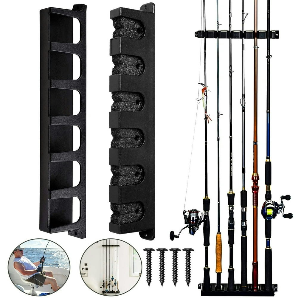 TSV Vertical Fishing Rod Wall Rack: $10 TSV Vertical Fishing Rod Wall Rack: $10