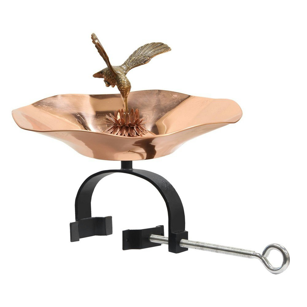 Achla Designs 12.5-Inch Hummingbird Birdbath with Over-Railing Bracket: $172.99 Achla Designs 12.5-Inch Hummingbird Birdbath with Over-Railing Bracket: $172.99