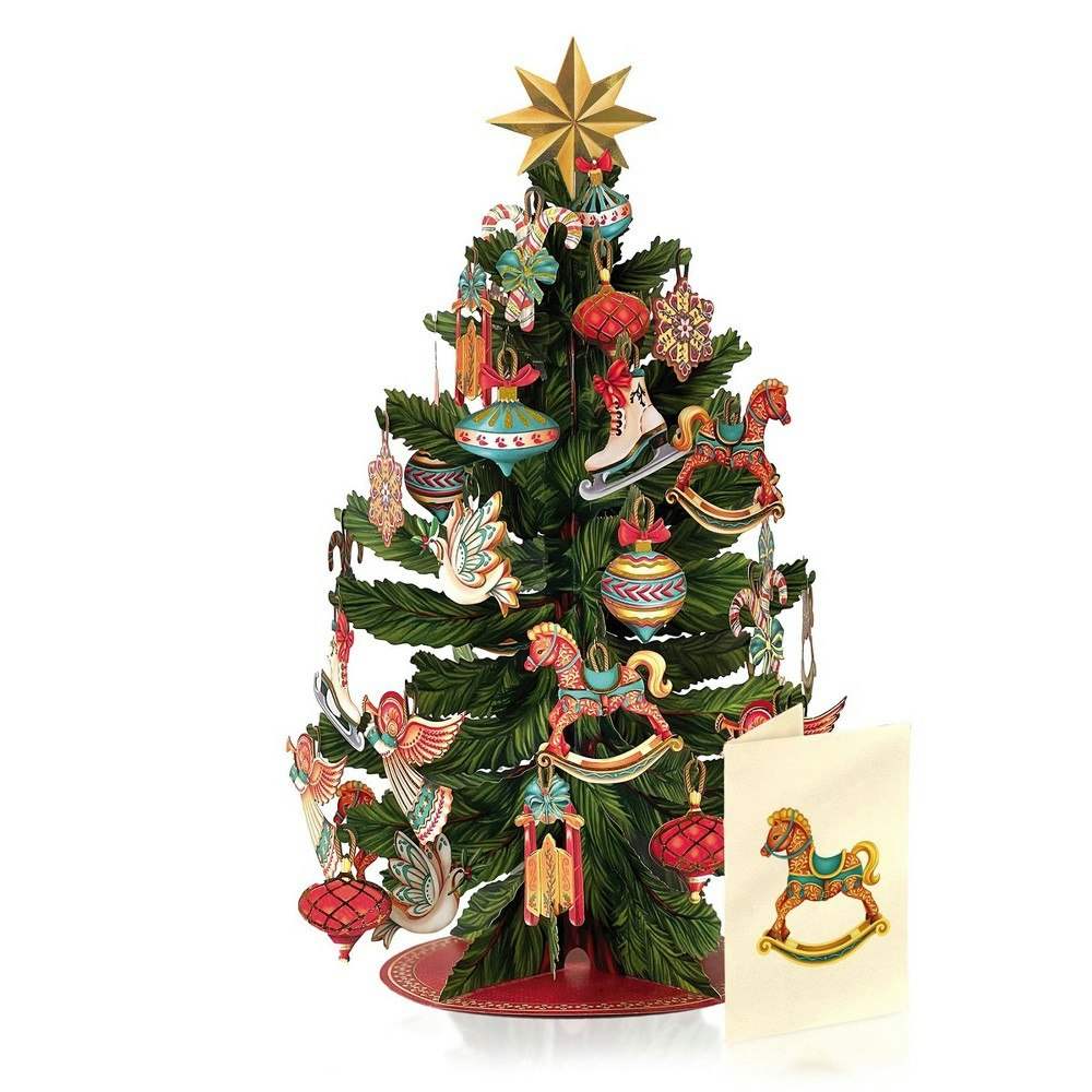 FreshCut Paper 15" Christmas Tree 3D Pop-Up Greeting Card: $17.99 FreshCut Paper 15" Christmas Tree 3D Pop-Up Greeting Card: $17.99