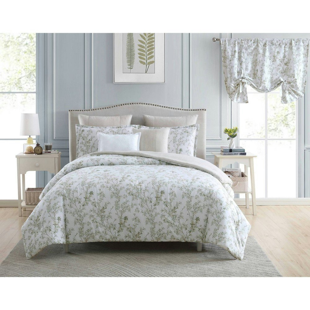 Laura Ashley Twin Madelynn Duvet Cover Set: $55.99 Laura Ashley Twin Madelynn Duvet Cover Set: $55.99