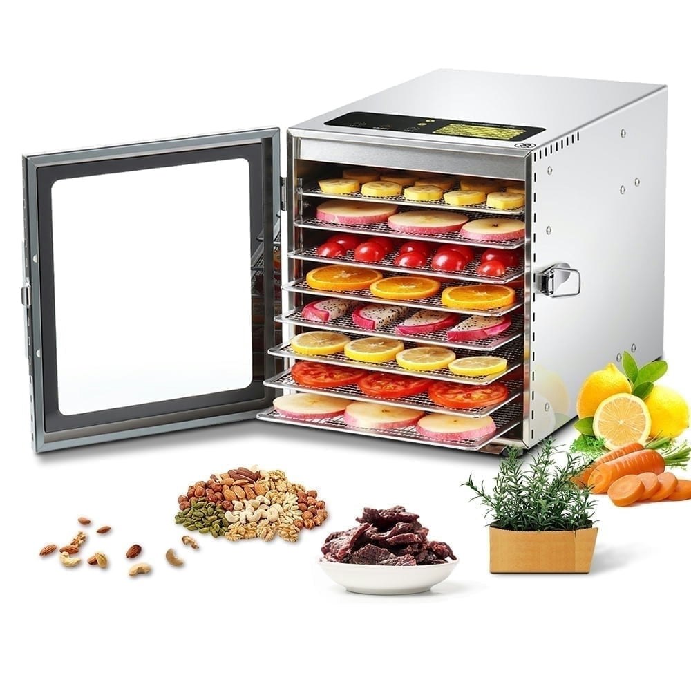 Cercker 8-Tray Stainless Steel Food Dehydrator: $110.99 Cercker 8-Tray Stainless Steel Food Dehydrator: $110.99