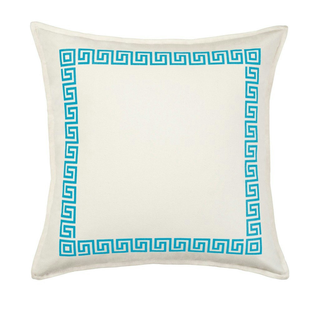 Kensington Garden 20"x20" Greek Key Cotton Canvas Throw Pillow: $20.99 Kensington Garden 20"x20" Greek Key Cotton Canvas Throw Pillow: $20.99