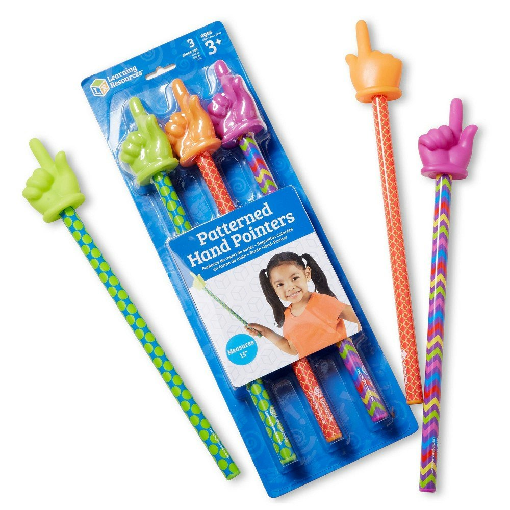 Learning Resources Patterned Hand Pointers 3-Pack: $11.99 Learning Resources Patterned Hand Pointers 3-Pack: $11.99