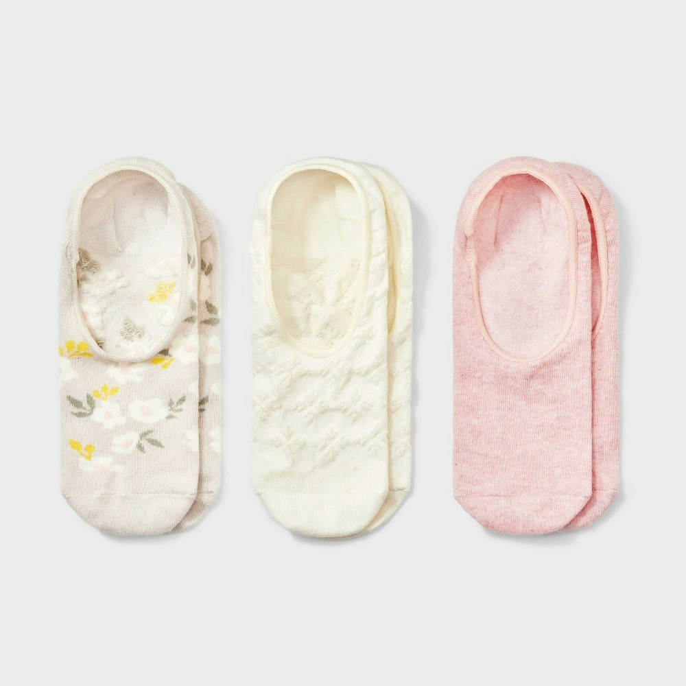 Women's Floral Liner Socks: $8 Women's Floral Liner Socks: $8