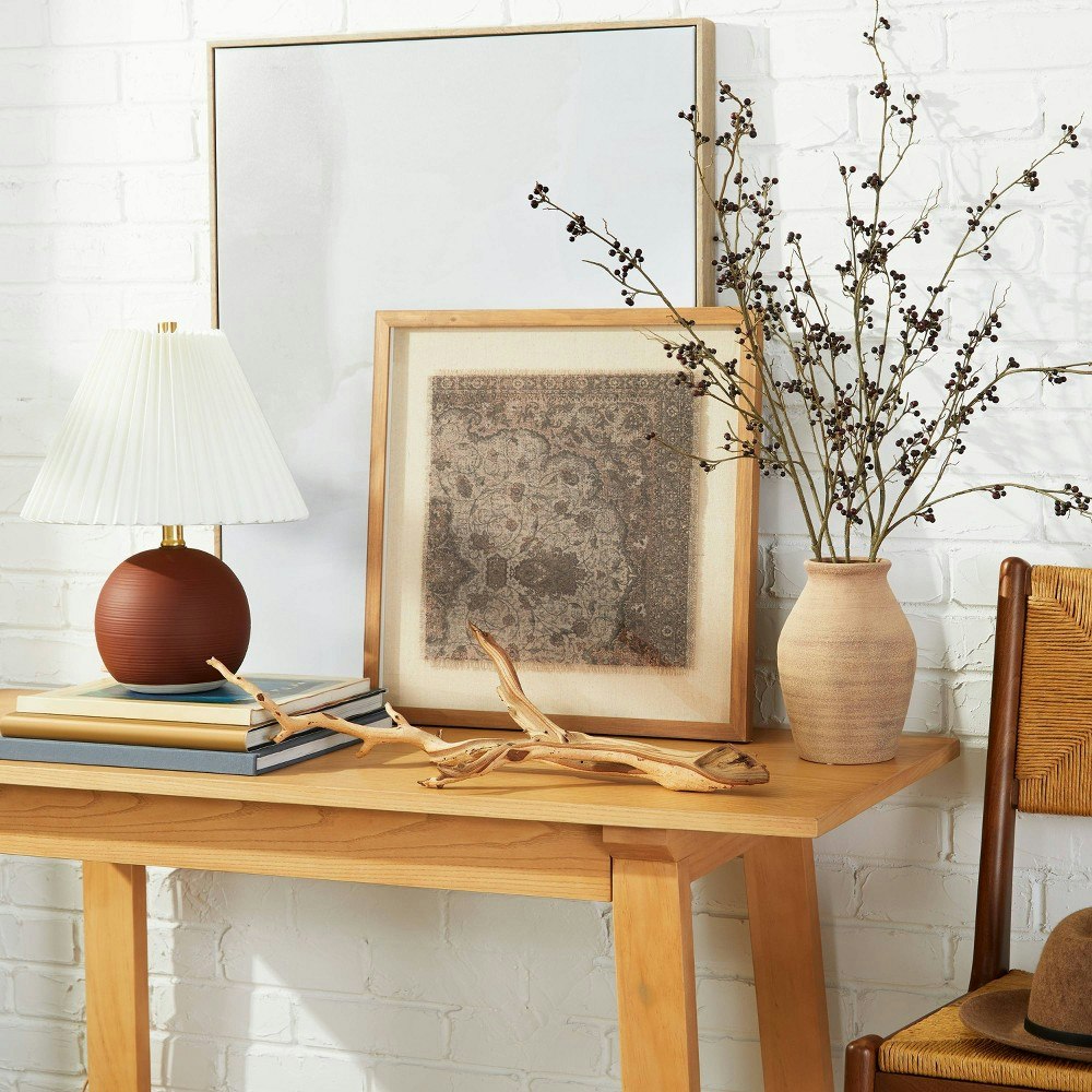 Threshold Designed with Studio McGee Oval Table Lamp with Pleated Shade: $85 Threshold Designed with Studio McGee Oval Table Lamp with Pleated Shade: $85