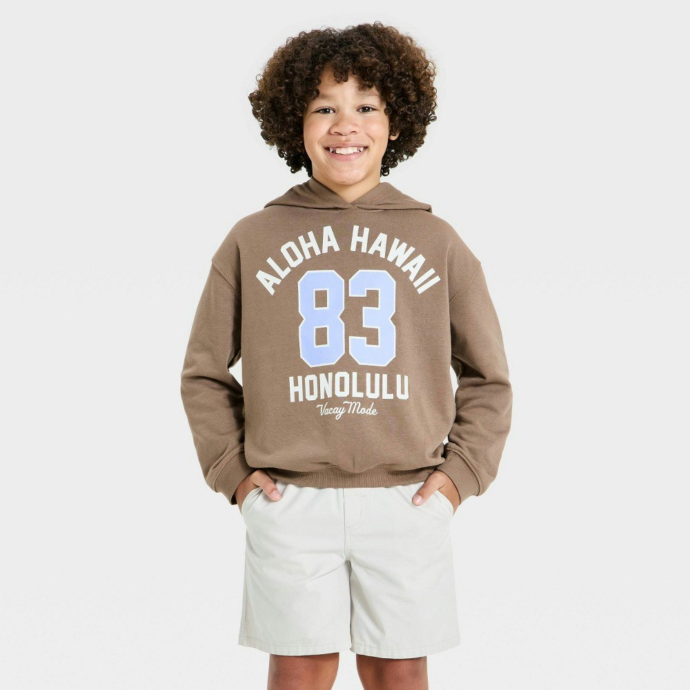 Grayson Threads Boys' Hawaii Graphic Hooded Sweatshirt: $20 Grayson Threads Boys' Hawaii Graphic Hooded Sweatshirt: $20