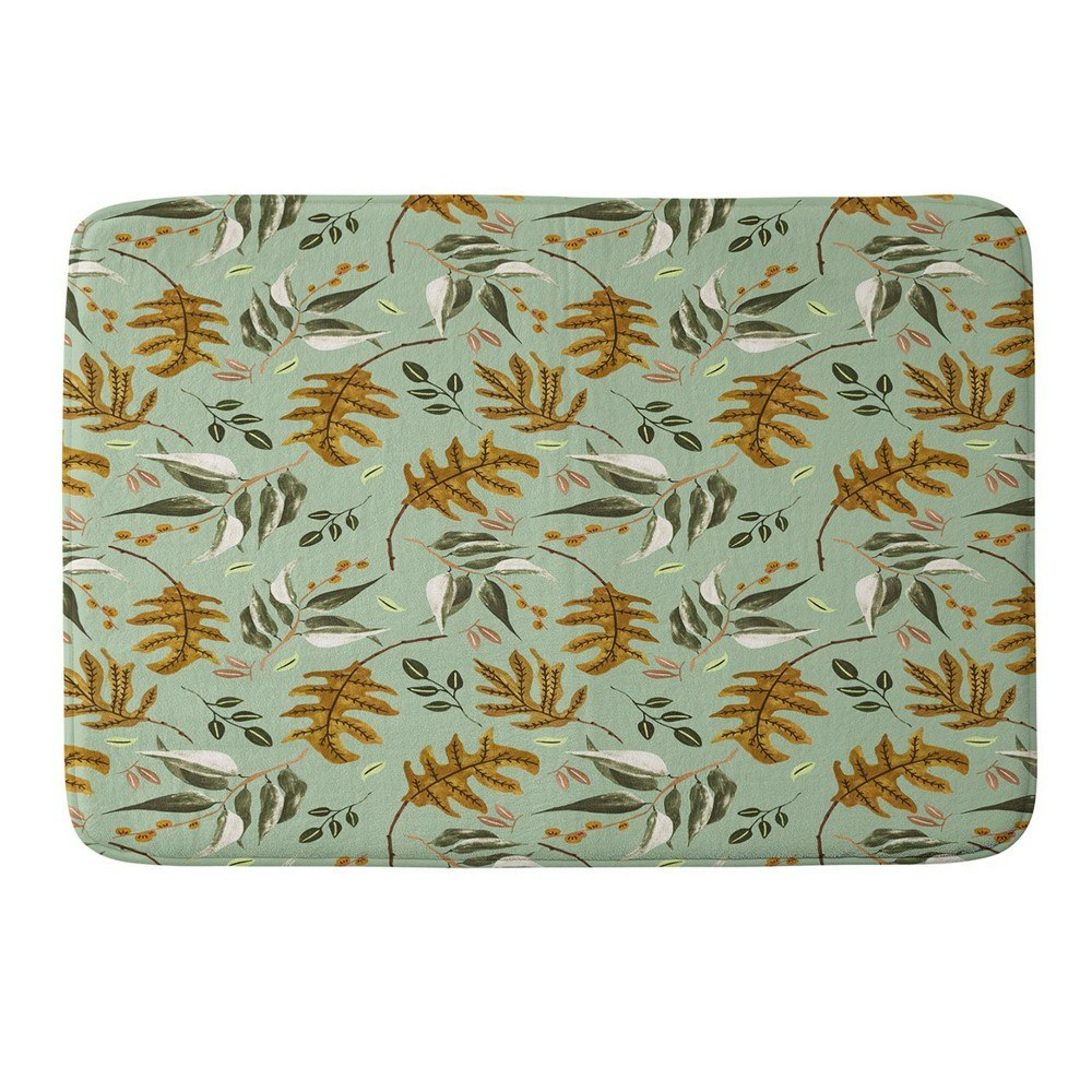 Deny Designs Marta Barragan Camarasa Fall of Fall Leaves Memory Foam Bath Mat: $65.99 Deny Designs Marta Barragan Camarasa Fall of Fall Leaves Memory Foam Bath Mat: $65.99