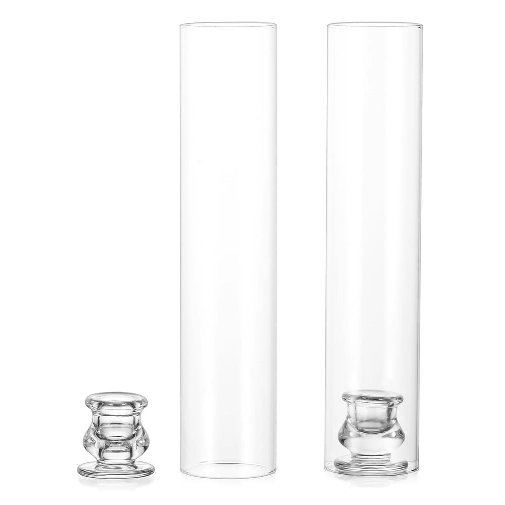 Glasseam Hurricane Glass Taper Candle Holder 2-Pack: $17.09 Glasseam Hurricane Glass Taper Candle Holder 2-Pack: $17.09