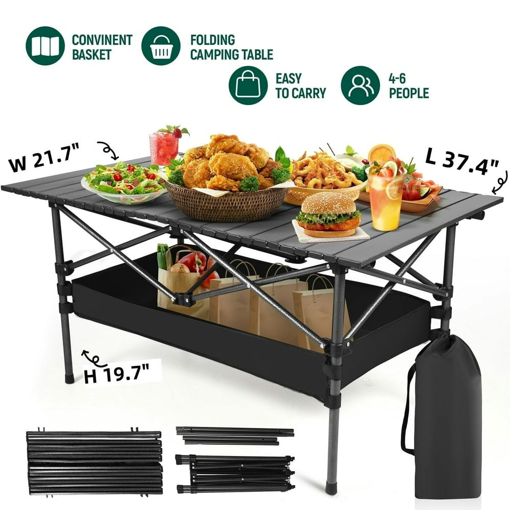AMTPM 37" x 22" Folding Camping Table: $36.99 AMTPM 37" x 22" Folding Camping Table: $36.99