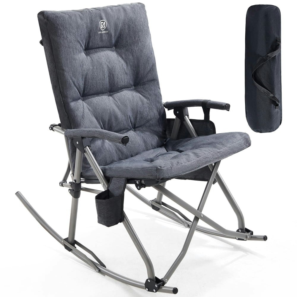 Padded Folding Rocking Camping Chair: $99.99 Padded Folding Rocking Camping Chair: $99.99