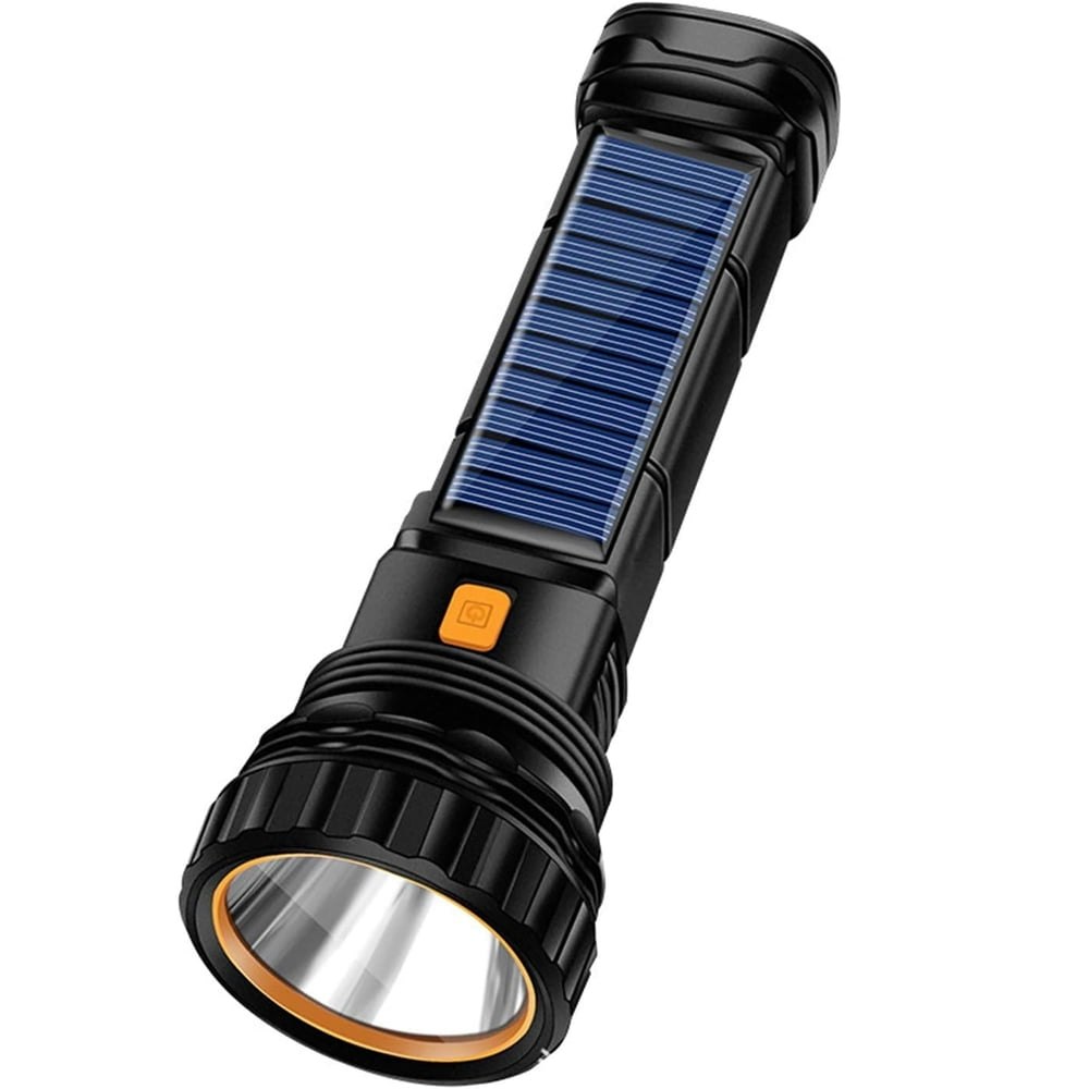 1,000-Lumen Solar Rechargeable LED Flashlight: $13.99 1,000-Lumen Solar Rechargeable LED Flashlight: $13.99